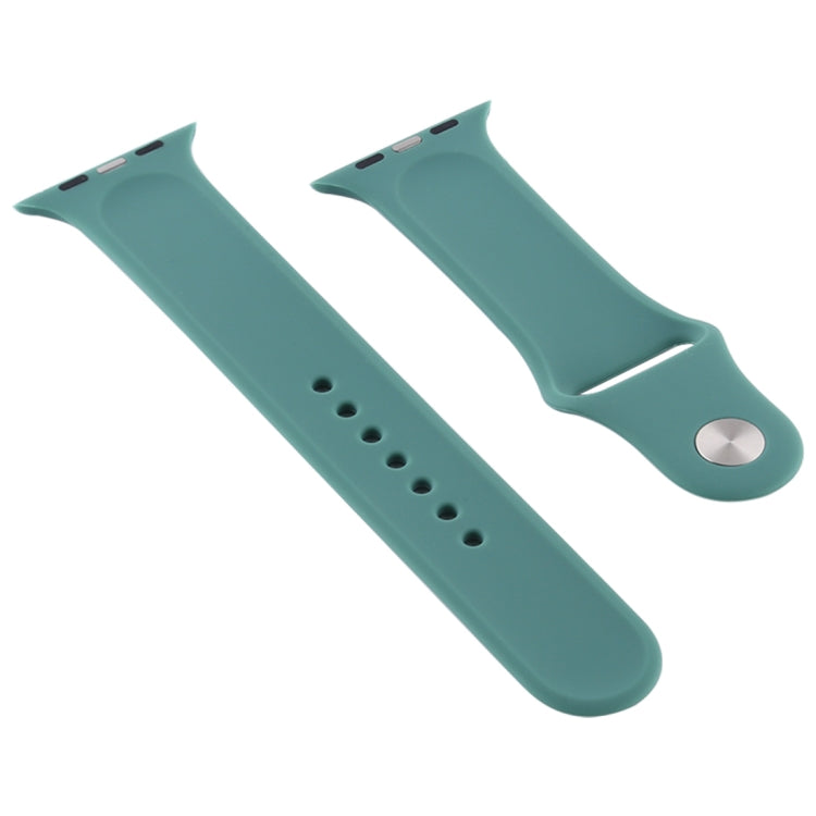 Silikon-Uhrenersatzarmband, langer Abschnitt (Herren), für Apple Watch Series 8&7 41mm / SE 2&6&SE&5&4 40mm / 3&2&1 38mm, für Apple Watch Ultra 49mm / Series 8&7 45mm / SE 2&6&SE&5&4 44mm / 3&2&1 42mm