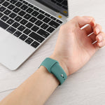 Silikon-Uhrenersatzarmband, langer Abschnitt (Herren), für Apple Watch Series 8&7 41mm / SE 2&6&SE&5&4 40mm / 3&2&1 38mm, für Apple Watch Ultra 49mm / Series 8&7 45mm / SE 2&6&SE&5&4 44mm / 3&2&1 42mm