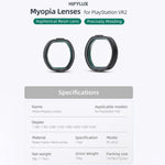 Hifylux Myopie-Brille Asphärische Harzlinse, für PlayStation VR2