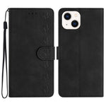 Sieben Schmetterlinge Geprägte Leder-Handyhülle, Für iPhone 14 Pro Max, Für iPhone 13 Pro Max, Für iPhone 13 Pro, Für iPhone 13, Für iPhone 13 mini, Für iPhone 12, Für iPhone 12 Pro Max, Für iPhone 12 Pro