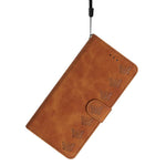 Handyhülle aus geprägtem Leder mit sieben Schmetterlingen, für iPhone 16e / 17e, für iPhone 17 Pro Max, für iPhone 17 Pro, für iPhone 17, für iPhone Air, für iPhone 16 Pro Max, für iPhone 16 Pro, für iPhone 16 Plus
