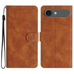 Handyhülle aus geprägtem Leder mit sieben Schmetterlingen, für iPhone 16e / 17e, für iPhone 17 Pro Max, für iPhone 17 Pro, für iPhone 17, für iPhone Air, für iPhone 16 Pro Max, für iPhone 16 Pro, für iPhone 16 Plus