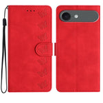 Handyhülle aus geprägtem Leder mit sieben Schmetterlingen, für iPhone 16e / 17e, für iPhone 17 Pro Max, für iPhone 17 Pro, für iPhone 17, für iPhone Air, für iPhone 16 Pro Max, für iPhone 16 Pro, für iPhone 16 Plus