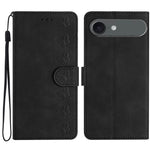 Handyhülle aus geprägtem Leder mit sieben Schmetterlingen, für iPhone 16e / 17e, für iPhone 17 Pro Max, für iPhone 17 Pro, für iPhone 17, für iPhone Air, für iPhone 16 Pro Max, für iPhone 16 Pro, für iPhone 16 Plus