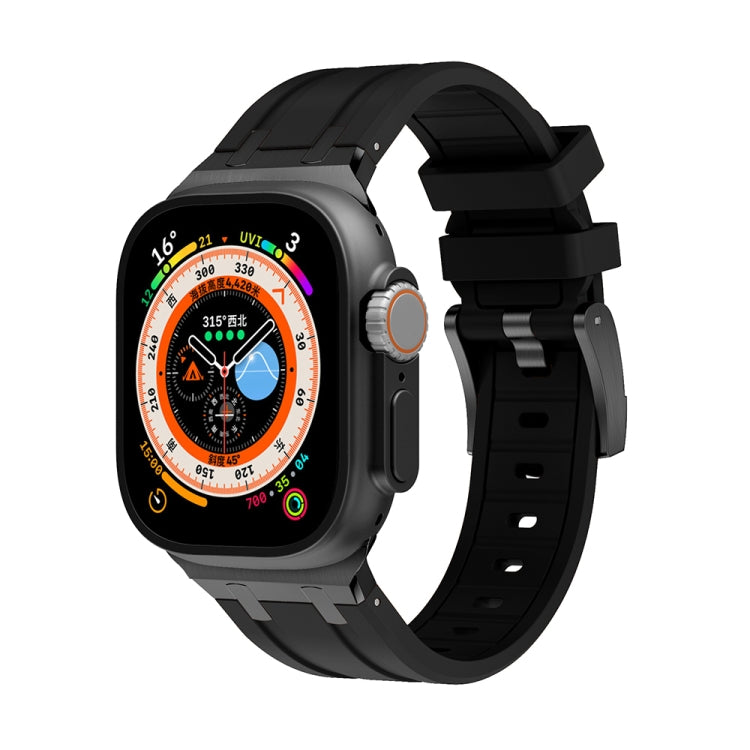 AP Silikon-Uhrenarmband, Für Apple Watch 7 41mm, Für Apple Watch 7 45mm, Für Apple Watch SE 40mm