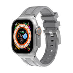 AP Silikon-Uhrenarmband, Für Apple Watch 7 41mm, Für Apple Watch 7 45mm, Für Apple Watch SE 40mm