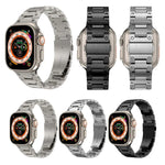 Doppelreihiges Metallarmband für Apple Watch 6 (40 mm), Apple Watch 6 (44 mm), Apple Watch 5 (44 mm), Apple Watch 5 (40 mm), Apple Watch 4 (44 mm), Apple Watch 4 (40 mm), Apple Watch 3 (38 mm), Apple Watch 3 (42 mm), Apple Watch 2 (42 mm) ...