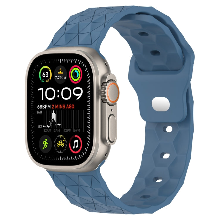 Silikon-Armband mit Fußballtextur, für Apple Watch Ultra 2 49mm, für Apple Watch 9 45mm, für Apple Watch 9 41mm, für Apple Watch Ultra 49mm