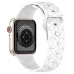 Uhrenarmband aus Silikon mit Fußball-Textur, für Apple Watch 6 40mm, für Apple Watch 6 44mm, für Apple Watch 5 44mm, für Apple Watch 5 40mm