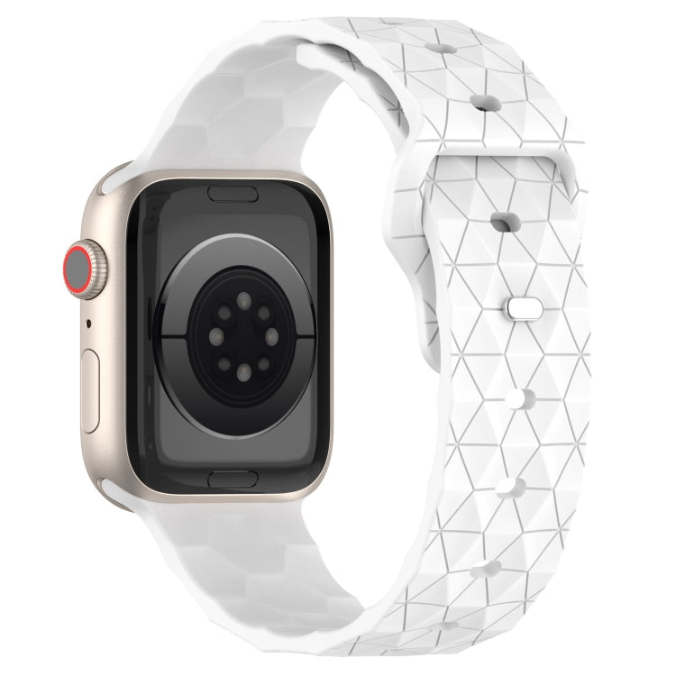 Uhrenarmband aus Silikon mit Fußball-Textur, für Apple Watch 6 40mm, für Apple Watch 6 44mm, für Apple Watch 5 44mm, für Apple Watch 5 40mm
