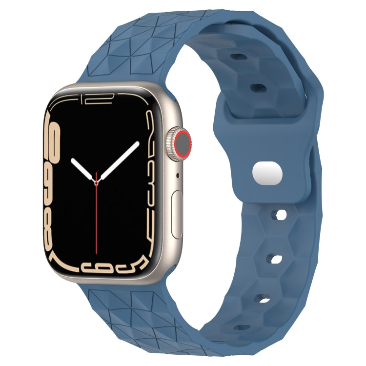 Uhrenarmband aus Silikon mit Fußball-Textur, für Apple Watch 6 40mm, für Apple Watch 6 44mm, für Apple Watch 5 44mm, für Apple Watch 5 40mm