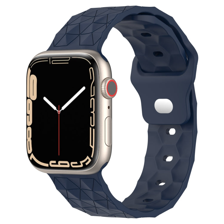 Uhrenarmband aus Silikon mit Fußball-Textur, für Apple Watch 6 40mm, für Apple Watch 6 44mm, für Apple Watch 5 44mm, für Apple Watch 5 40mm