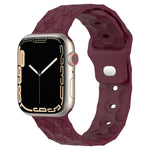 Uhrenarmband aus Silikon mit Fußball-Textur, für Apple Watch 6 40mm, für Apple Watch 6 44mm, für Apple Watch 5 44mm, für Apple Watch 5 40mm