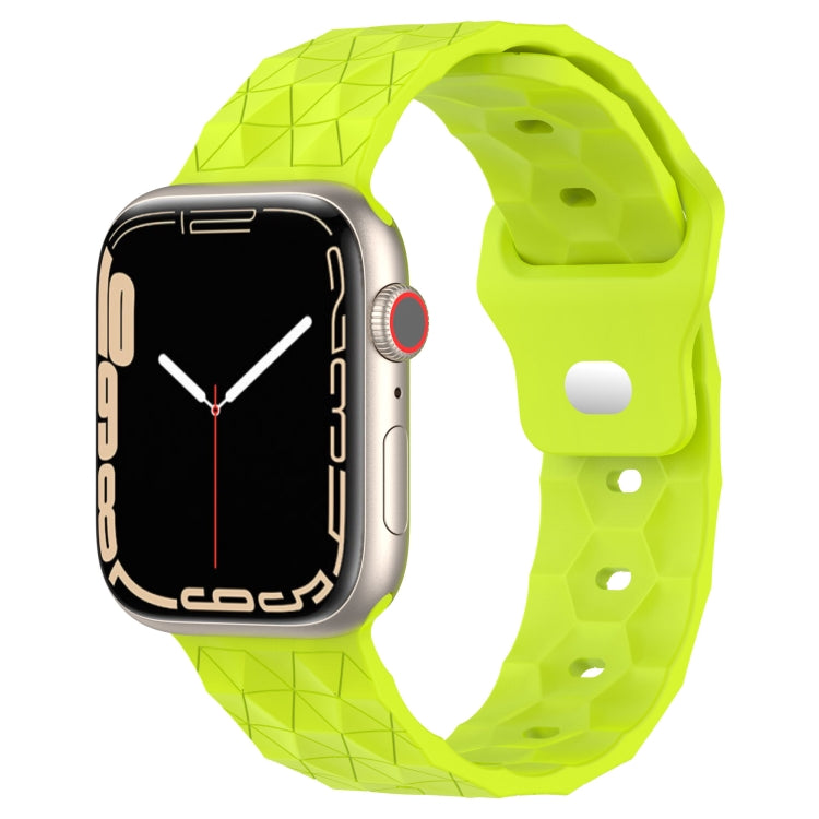 Uhrenarmband aus Silikon mit Fußball-Textur, für Apple Watch 6 40mm, für Apple Watch 6 44mm, für Apple Watch 5 44mm, für Apple Watch 5 40mm