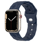 Uhrenarmband aus Silikon mit Fußball-Textur, für Apple Watch 6 40mm, für Apple Watch 6 44mm, für Apple Watch 5 44mm, für Apple Watch 5 40mm