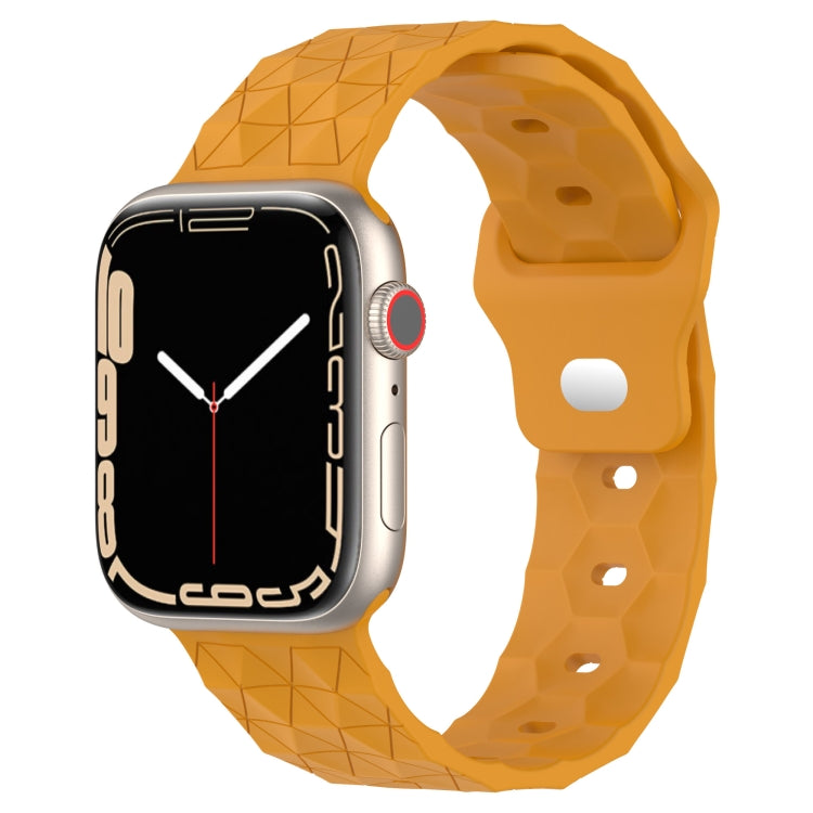 Fußball-Silikon-Uhrenarmband, für Apple Watch 4 44mm, für Apple Watch 4 40mm, für Apple Watch 3 38mm, für Apple Watch 3 42mm