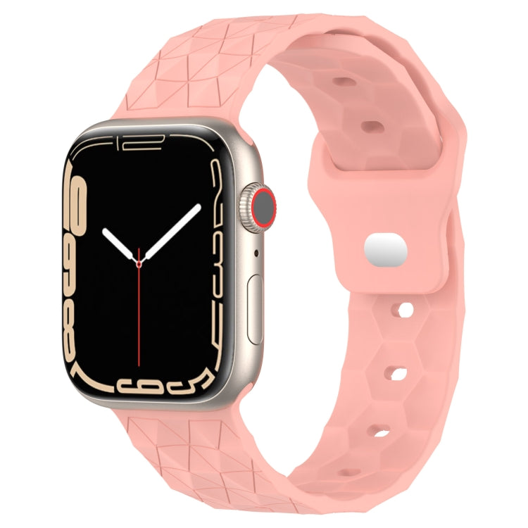 Fußball-Silikon-Uhrenarmband, für Apple Watch 4 44mm, für Apple Watch 4 40mm, für Apple Watch 3 38mm, für Apple Watch 3 42mm