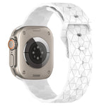 Silikon-Armband mit Fußballtextur, für Apple Watch Ultra 2 49mm, für Apple Watch 9 45mm, für Apple Watch 9 41mm, für Apple Watch Ultra 49mm