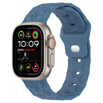 Silikon-Armband mit Fußballtextur, für Apple Watch Ultra 2 49mm, für Apple Watch 9 45mm, für Apple Watch 9 41mm, für Apple Watch Ultra 49mm