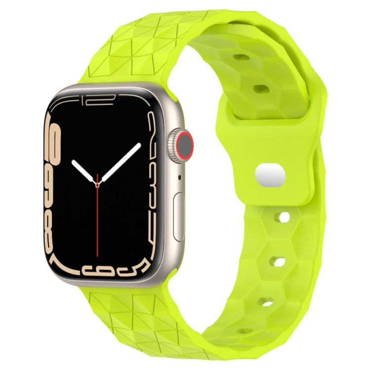 Silikon-Armband mit Fußballtextur, für Apple Watch Ultra 2 49mm, für Apple Watch 9 45mm, für Apple Watch 9 41mm, für Apple Watch Ultra 49mm