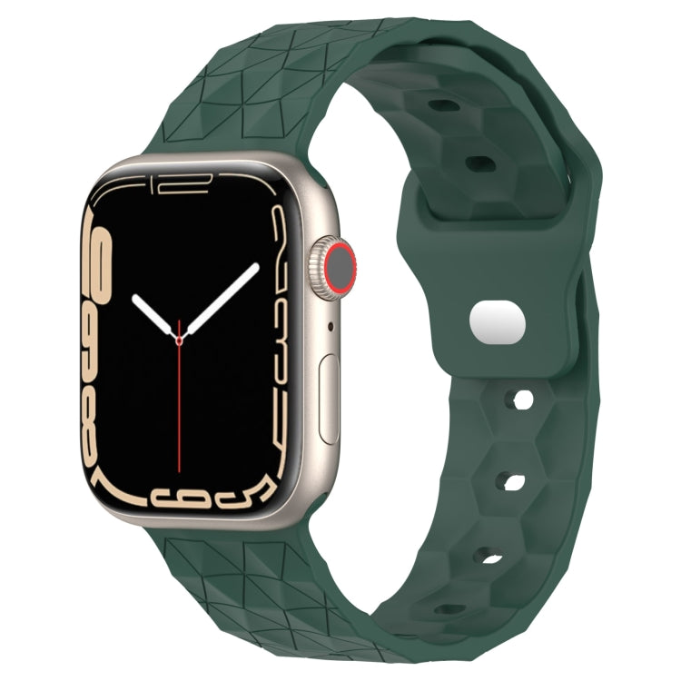 Silikon-Armband mit Fußballtextur, für Apple Watch Ultra 2 49mm, für Apple Watch 9 45mm, für Apple Watch 9 41mm, für Apple Watch Ultra 49mm