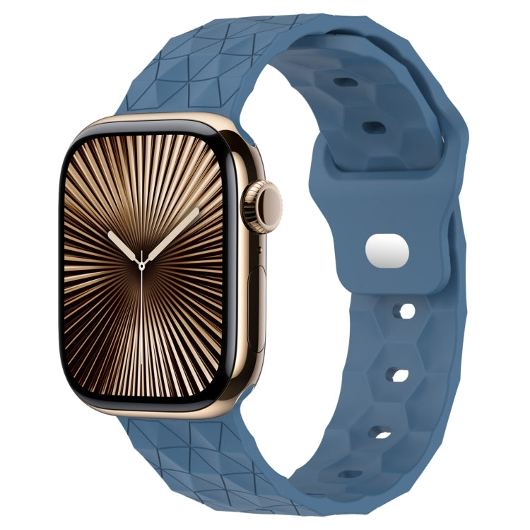 Football Texture Silicone Watch Band, For Apple Watch Series 10 46mm, For Apple Watch Series 10 42mm, For Apple Watch SE 2023 44mm, For Apple Watch SE 2023 40mm