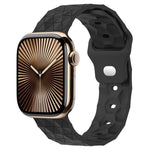 Football Texture Silicone Watch Band, For Apple Watch Series 10 46mm, For Apple Watch Series 10 42mm, For Apple Watch SE 2023 44mm, For Apple Watch SE 2023 40mm