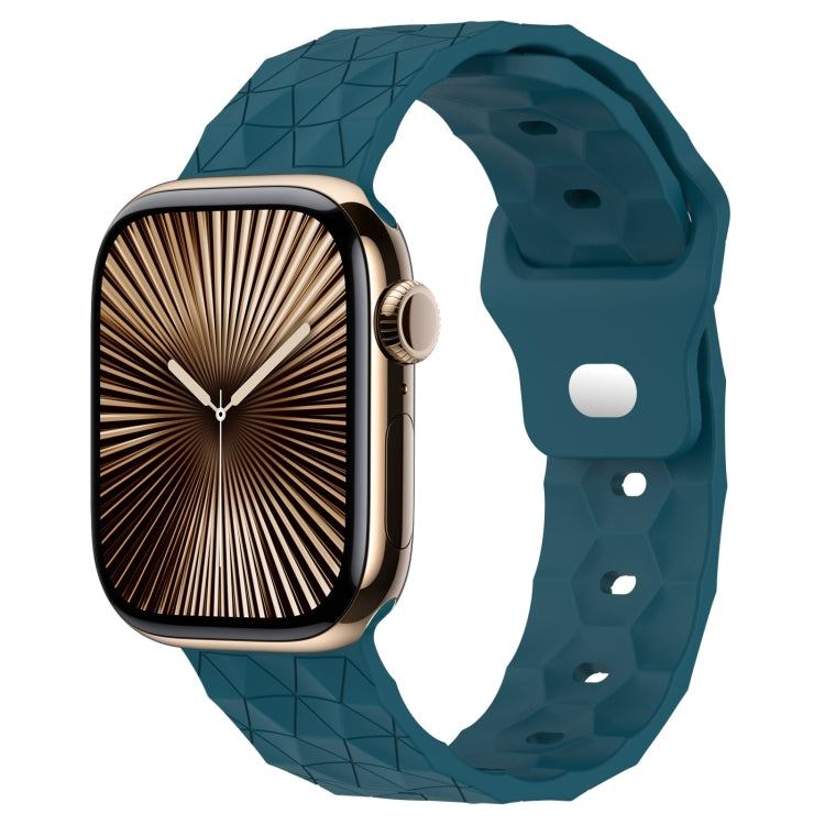 Football Texture Silicone Watch Band, For Apple Watch Series 10 46mm, For Apple Watch Series 10 42mm, For Apple Watch SE 2023 44mm, For Apple Watch SE 2023 40mm