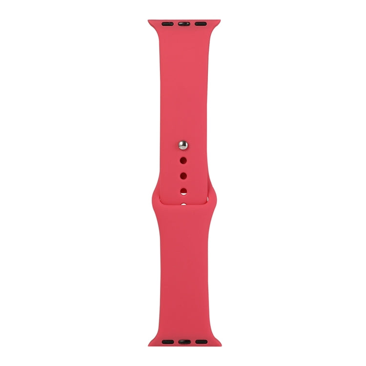 Silicone Watch Replacement Strap, Long Section (Men), For Apple Watch Series 8&7 41mm / SE 2&6&SE&5&4 40mm / 3&2&1 38mm, For Apple Watch Ultra 49mm / Series 8&7 45mm / SE 2&6&SE&5&4 44mm / 3&2&1 42mm