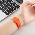 Silikon-Uhrenersatzarmband, kurzer Abschnitt (weiblich), Für Apple Watch Series 8&7 41mm / SE 2&6&SE&5&4 40mm / 3&2&1 38mm, Für Apple Watch Ultra 49mm / Series 8&7 45mm / SE 2&6&SE&5&4 44mm / 3&2&1 42mm