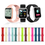 Silikon-Uhrenersatzarmband, kurzer Abschnitt (weiblich), Für Apple Watch Series 8&7 41mm / SE 2&6&SE&5&4 40mm / 3&2&1 38mm, Für Apple Watch Ultra 49mm / Series 8&7 45mm / SE 2&6&SE&5&4 44mm / 3&2&1 42mm