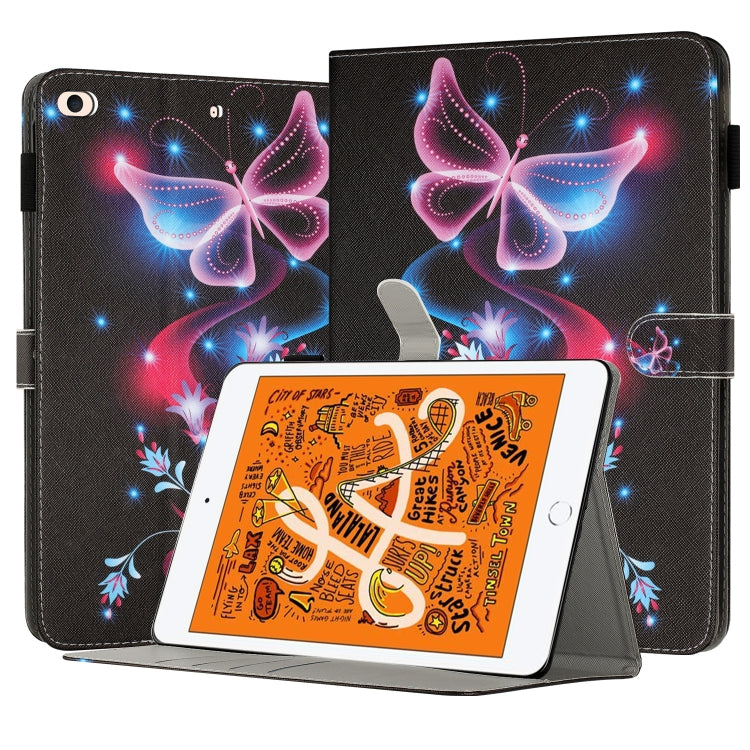 Bemalte Leder Smart Tablet Hülle, Für iPad mini 6 / mini 2024, Für iPad Pro 11 2022 / 2021 / 2020, Für iPad 10. Generation 10,9 2022, Für iPad 10,2 2021 / 2020, Für iPad mini 5 / 4 / 3 / 2 / 1, Für iPad Air / Air 2 / 9,7 2017 / 2018