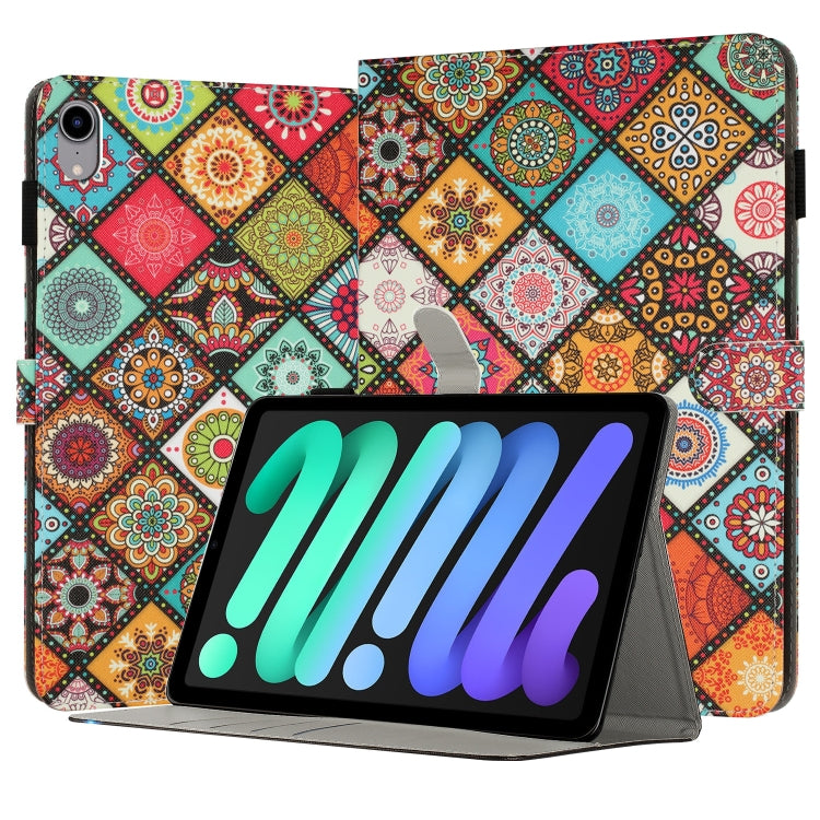 Bemalte Leder Smart Tablet Hülle, Für iPad mini 6 / mini 2024, Für iPad Pro 11 2022 / 2021 / 2020, Für iPad 10. Generation 10,9 2022, Für iPad 10,2 2021 / 2020, Für iPad mini 5 / 4 / 3 / 2 / 1, Für iPad Air / Air 2 / 9,7 2017 / 2018