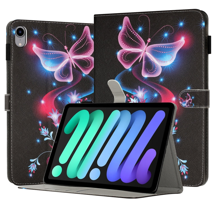Bemalte Leder Smart Tablet Hülle, Für iPad mini 6 / mini 2024, Für iPad Pro 11 2022 / 2021 / 2020, Für iPad 10. Generation 10,9 2022, Für iPad 10,2 2021 / 2020, Für iPad mini 5 / 4 / 3 / 2 / 1, Für iPad Air / Air 2 / 9,7 2017 / 2018
