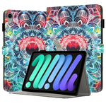 Bemalte Leder Smart Tablet Hülle, Für iPad mini 6 / mini 2024, Für iPad Pro 11 2022 / 2021 / 2020, Für iPad 10. Generation 10,9 2022, Für iPad 10,2 2021 / 2020, Für iPad mini 5 / 4 / 3 / 2 / 1, Für iPad Air / Air 2 / 9,7 2017 / 2018