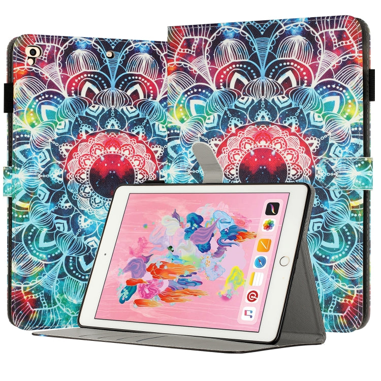 Bemalte Leder Smart Tablet Hülle, Für iPad mini 6 / mini 2024, Für iPad Pro 11 2022 / 2021 / 2020, Für iPad 10. Generation 10,9 2022, Für iPad 10,2 2021 / 2020, Für iPad mini 5 / 4 / 3 / 2 / 1, Für iPad Air / Air 2 / 9,7 2017 / 2018