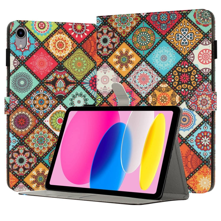 Bemalte Leder Smart Tablet Hülle, Für iPad mini 6 / mini 2024, Für iPad Pro 11 2022 / 2021 / 2020, Für iPad 10. Generation 10,9 2022, Für iPad 10,2 2021 / 2020, Für iPad mini 5 / 4 / 3 / 2 / 1, Für iPad Air / Air 2 / 9,7 2017 / 2018