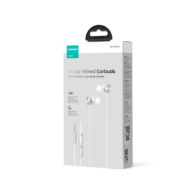 JOYROOM JR-EW03 3,5mm In-Ear Metall Kabelgebundene Ohrhörer, Länge: 1,2m