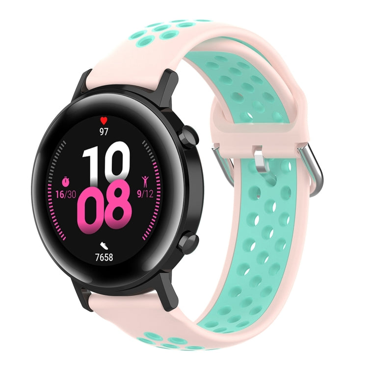 20mm Universal Sports Two Colors Silicone Replacement Strap Watchband