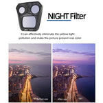 JSR GB 8-in-1 CPL ND8 ND16 ND32 ND64 STAR ND1000 Nachtfilter, 8-in-1 für DJI Mavic 3 Pro