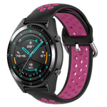 22mm Universal Sports Two Colors Silicone Replacement Strap Watchband