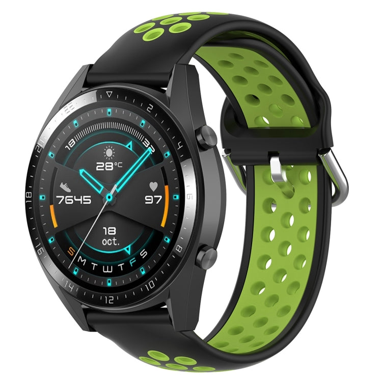 22mm Universal Sports Two Colors Silicone Replacement Strap Watchband