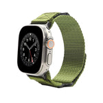 Nylon Two Section Watch Band, For Apple Watch SE 2023 44mm, For Apple Watch Ultra 49mm, For Apple Watch SE 2023 40mm, For Apple Watch 8 41mm, For Apple Watch Ultra 2 49mm, For Apple Watch 8 45mm, For Apple Watch 9 45mm, For Apple Watch SE 2022 40mm    ...