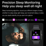 T20 Smartwatch mit 1,96 Zoll (5 cm) Durchmesser, IP67 wasserdicht, Silikonarmband, unterstützt Dual-Mode-Bluetooth-Anrufe und Herzfrequenzmessung