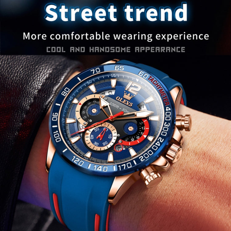 OLEVS 9936 Herren Multifunktionale Sport Wasserdichte Quarzuhr
