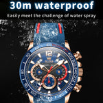 OLEVS 9936 Herren Multifunktionale Sport Wasserdichte Quarzuhr