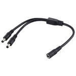 5,5 x 2,1mm Buchse-zu-Stecker DC Stromverteiler Adapter Stromkabel, 30cm, 70cm