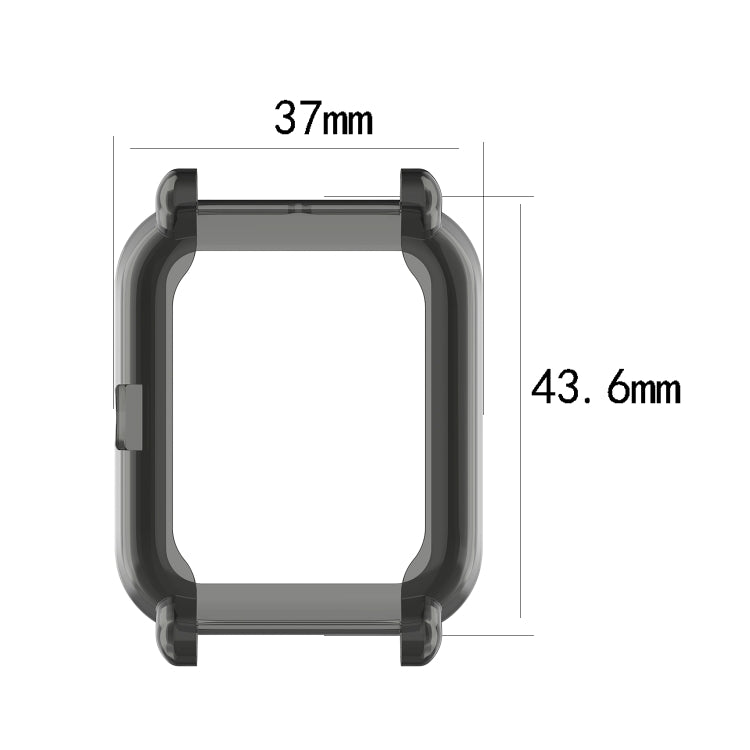For Amazfit Bip Lite Version 1S / Bip S Transparent TPU Watch Protective Case