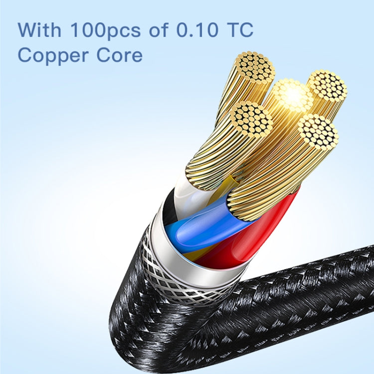 YESIDO CA107 1,2m 2.4A USB-C / Type-C auf 8 Pin OD0.6 Ladedatenkabel, CA107