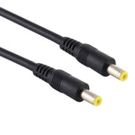 DC Stromstecker 5,5 x 2,5mm Stecker-zu-Stecker Adapter Verbindungskabel, 50cm, 1m, 1,5m